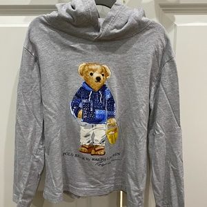 Polo boys’ teddy bear hoodie, size 6